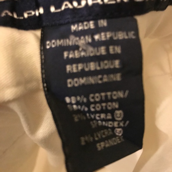 White size 10 Ralph Lauren pants - Picture 2 of 2